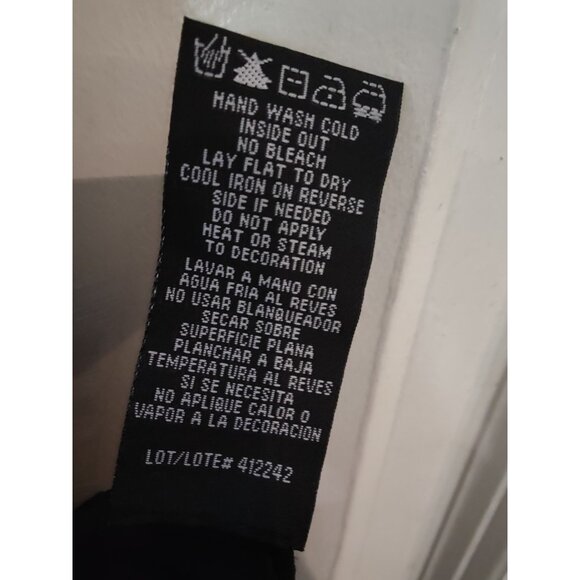 R&M Richards Ivory & Black Tie-Back Halter Midi Dress W Beaded Waist 8 - Picture 11 of 11